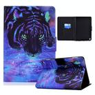 For Amazon Fire Max 11 2023 Colored Drawing Smart Leather Tablet Case(Starry Lion) - 1