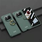 For Huawei Mate X3 GKK Privacy Ultra-thin PC Full Coverage Phone Case with Ring Holder(Green) - 1