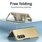 For Samsung Galaxy Z Fold5 5G Integrated AG Matte Folding Phone Case with Pen Slot(Champagne Gold) - 2