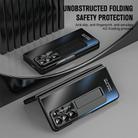 For Samsung Galaxy Z Fold5 5G Integrated AG Matte Folding Phone Case with Pen Slot(Black) - 2