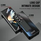 For Samsung Galaxy Z Fold5 5G Integrated AG Matte Folding Phone Case with Pen Slot(Black) - 3