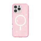 For iPhone 16 Pro Max Terminator Style Glitter Powder MagSafe Magnetic Phone Case(Pink) - 3