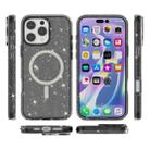 For iPhone 16 Pro Max Terminator Style Glitter Powder MagSafe Magnetic Phone Case(Black) - 2