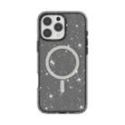 For iPhone 16 Pro Max Terminator Style Glitter Powder MagSafe Magnetic Phone Case(Black) - 3