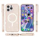 For iPhone 16 Pro Max Terminator Style Glitter Powder MagSafe Magnetic Phone Case(Gold) - 2