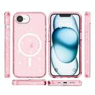 For iPhone 16e Terminator Style Glitter Powder MagSafe Magnetic Phone Case(Pink) - 2
