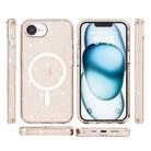 For iPhone 16e Terminator Style Glitter Powder MagSafe Magnetic Phone Case(Gold) - 2