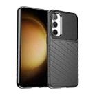 For Samsung Galaxy S23 FE 5G Thunderbolt Shockproof TPU Phone Case(Black) - 1