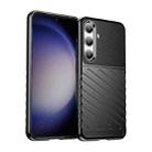 For Samsung Galaxy S24 5G Thunderbolt Shockproof TPU Phone Case(Black) - 1