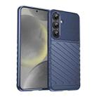 For Samsung Galaxy S25+ 5G Thunderbolt Shockproof TPU Phone Case(Blue) - 1