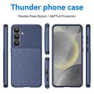 For Samsung Galaxy S25+ 5G Thunderbolt Shockproof TPU Phone Case(Blue) - 2