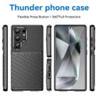 For Samsung Galaxy S25 Ultra 5G Thunderbolt Shockproof TPU Phone Case(Black) - 2