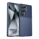 For Samsung Galaxy S25 Ultra 5G Thunderbolt Shockproof TPU Phone Case(Blue) - 1