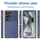 For Samsung Galaxy S25 Ultra 5G Thunderbolt Shockproof TPU Phone Case(Blue) - 2