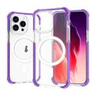 For iPhone 15 Pro Acrylic Magsafe Magnetic Shockproof Phone Case(Purple) - 1