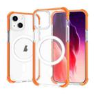 For iPhone 15 Plus Acrylic Magsafe Magnetic Shockproof Phone Case(Orange) - 1