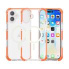 For iPhone 16 Plus Acrylic Magsafe Magnetic Shockproof Phone Case(Orange) - 1