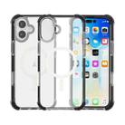 For iPhone 16 Acrylic Magsafe Magnetic Shockproof Phone Case(Black) - 1