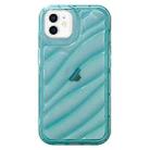 For iPhone 12 Waves TPU Phone Case(Blue) - 1