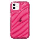 For iPhone 12 Waves TPU Phone Case(Red) - 1