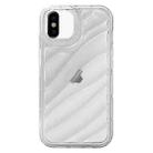 For iPhone X / XS Waves TPU Phone Case(Transparent) - 1