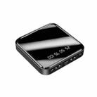 6000mAh Mirror Mini LED Digital Display Power Bank(Black) - 1