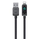 WK WDC-06i 2.4A USB to 8 Pin Digital Display Data Cable, Length: 1m(Black) - 1