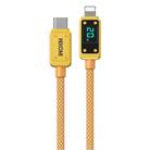 WK WDC-08 PD 20W USB-C/Type-C to 8 Pin Digital Display Data Cable, Length: 1m(Yellow) - 1