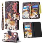 For Samsung Galaxy A01 Colored Drawing Pattern Zipper Horizontal Flip Leather Case with Holder & Card Slots & Wallet(Flower Elephants) - 1