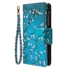 For Samsung Galaxy A10 Colored Drawing Pattern Zipper Horizontal Flip Leather Case with Holder & Card Slots & Wallet(Plum Blossom) - 2