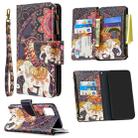 For Samsung Galaxy A81 Colored Drawing Pattern Zipper Horizontal Flip Leather Case with Holder & Card Slots & Wallet(Flower Elephants) - 1