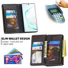 For Samsung Galaxy Note 10 Plus Colored Drawing Pattern Zipper Horizontal Flip Leather Case with Holder & Card Slots & Wallet(Bear) - 5