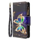 For Samsung Galaxy Note 10 Plus Colored Drawing Pattern Zipper Horizontal Flip Leather Case with Holder & Card Slots & Wallet(Big Butterfly) - 2