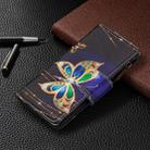 For Samsung Galaxy Note 10 Plus Colored Drawing Pattern Zipper Horizontal Flip Leather Case with Holder & Card Slots & Wallet(Big Butterfly) - 6