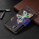 For Samsung Galaxy Note 10 Plus Colored Drawing Pattern Zipper Horizontal Flip Leather Case with Holder & Card Slots & Wallet(Big Butterfly) - 7