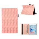 For iPad Air / Air 2 / 9.7 2018 Lucky Bamboo Pattern Leather Tablet Case(Pink) - 1