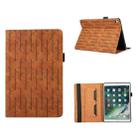 For iPad 10.2 Lucky Bamboo Pattern Leather Tablet Case(Brown) - 1