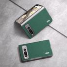 For Google Pixel Fold ABEEL Genuine Leather Litchi Texture Phone Case(Green) - 3