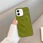 For iPhone 11 3D Love Pattern Phone Case(Green) - 1