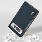 For Google Pixel Fold ABEEL Genuine Leather + PC Litchi Texture Phone Case(Green) - 2