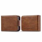 For Samsung Galaxy Z Flip7 5G LC.IMEEKE RFID Anti-theft Leather Phone Case(Brown) - 1
