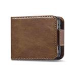 For Samsung Galaxy Z Flip7 5G LC.IMEEKE RFID Anti-theft Leather Phone Case(Brown) - 3
