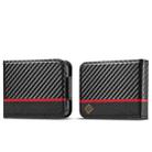 For Samsung Galaxy Z Flip3 LC.IMEEKE Carbon Fiber Leather Phone Case(Horizontal Black) - 1