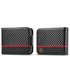 For Samsung Galaxy Z Flip4 LC.IMEEKE Carbon Fiber Leather Phone Case(Horizontal Black) - 1