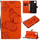 For Huawei Y5P / Honor 9s 3D Butterflies Embossing Pattern Horizontal Flip Leather Case with Holder & Card Slot & Wallet(Orange) - 1