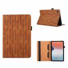 For OPPO Pad Air Lucky Bamboo Pattern Leather Tablet Case(Brown) - 1