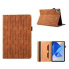 For Huawei MatePad 11 2023 Lucky Bamboo Pattern Leather Tablet Case(Brown) - 1