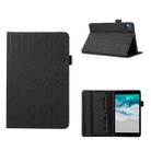 For Nokia T10 Lucky Bamboo Pattern Leather Tablet Case(Black) - 1