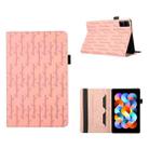 For Xiaomi Redmi Pad 10.61 Lucky Bamboo Pattern Leather Tablet Case(Pink) - 1
