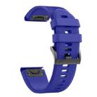 For Garmin Epix Pro 42mm Silicone Replacement Watch Band(Dark Blue) - 1